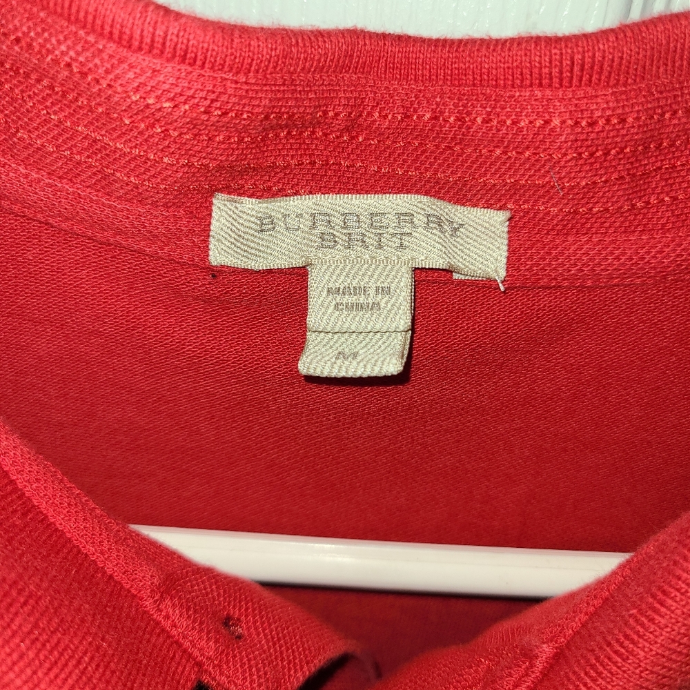 Burberry men's Medium polo - Picture 3 of 4